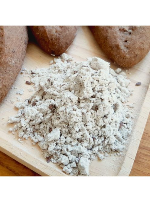Finoman Gluténmentes LENMAGVAS FÉLBARNA LISZTKEVERÉK 1 kg