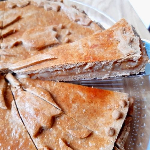 Tulipános almás pite